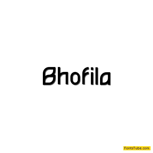 Bhofila Font