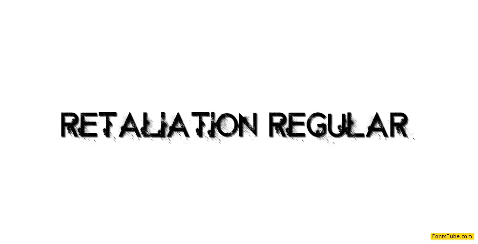 Retaliation Font