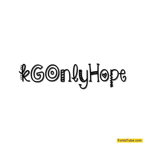 KG Only*Hope Font