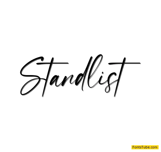 Standlist Font