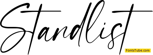 Standlist Font