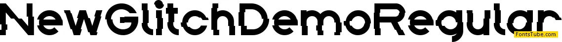 New Glitch Demo Font