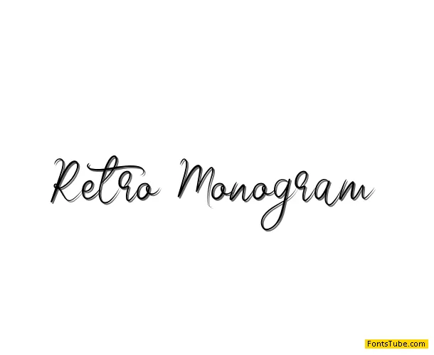 Retro Monogram