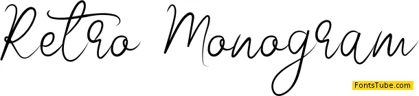 Retro Monogram