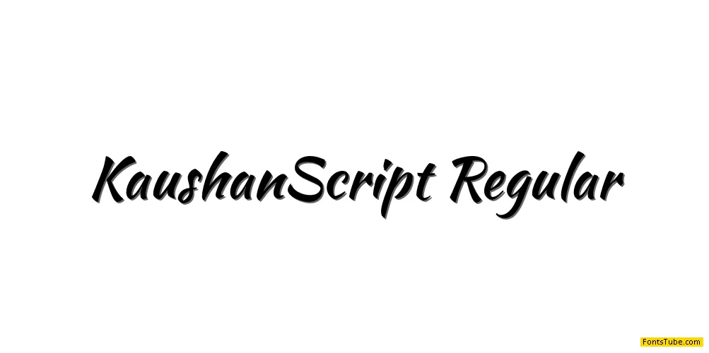 Kaushan Script Font Family