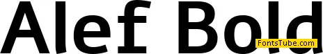 Alef Font Family