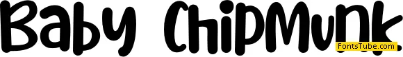 Baby Chipmunk Font