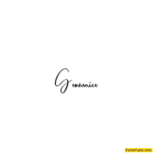 Geovanice Font