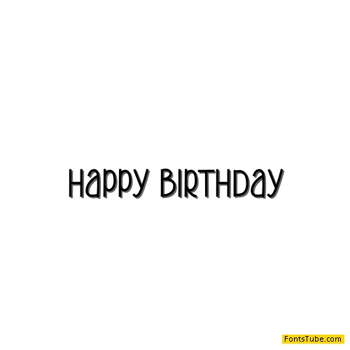 Happy Birthday
