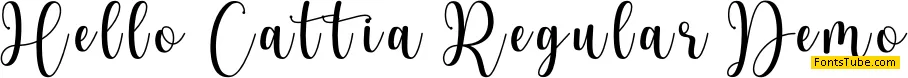 Hello Cattia Demo Font