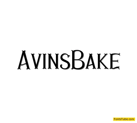 Avins Bake Font
