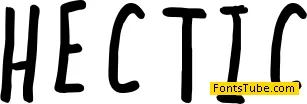 hectic Font