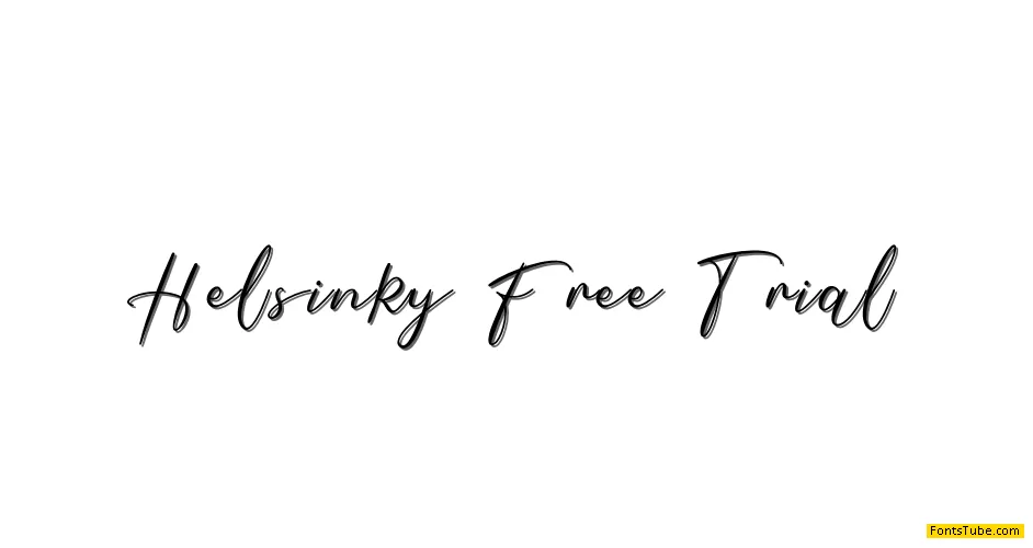 Helsinky Free Trial Font