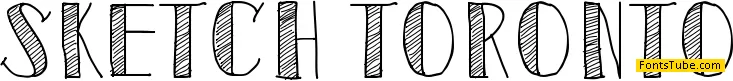 Sketch Toronto Font