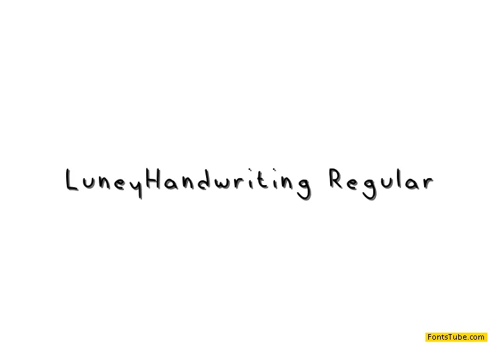 Luney Handwriting