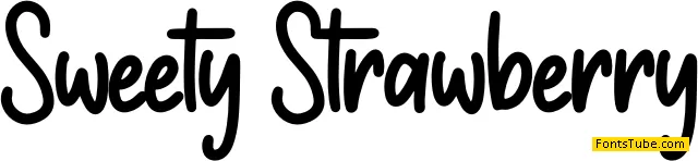Sweety Strawberry Font