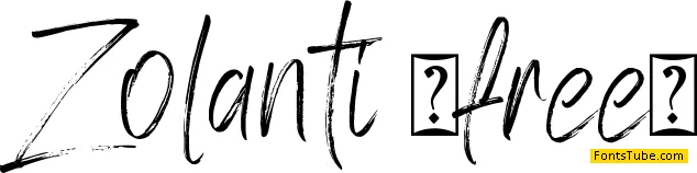 Zolanti Font