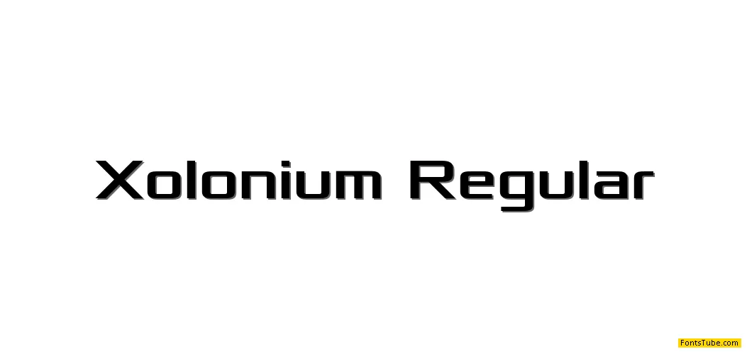 Xolonium Font Family