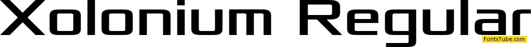 Xolonium Font Family