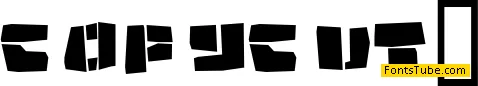 Copycut Font