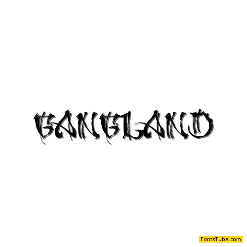 GANGLAND Font