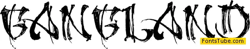 GANGLAND Font