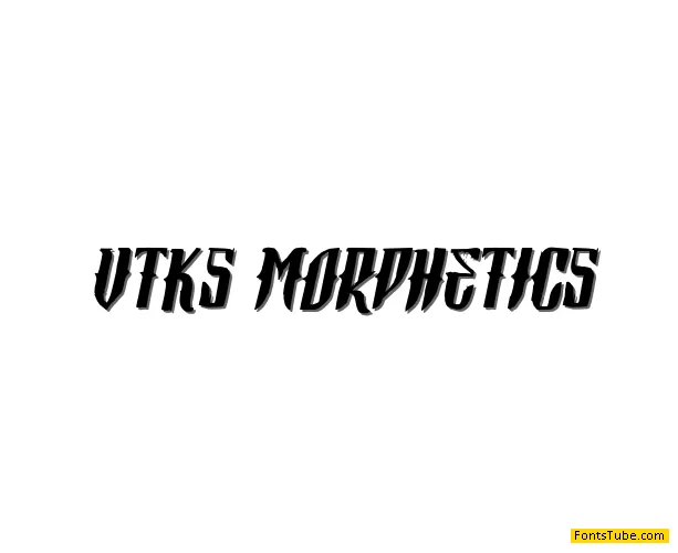 Vtks Morphetics 2 Font