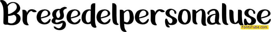 Bregedelpersonaluse Font