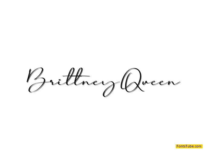 Brittney Queen Font