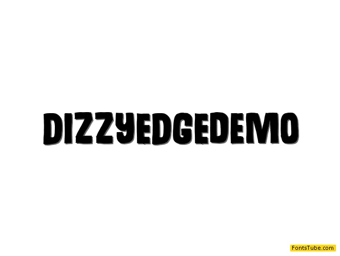 Dizzy Edge DEMO Font