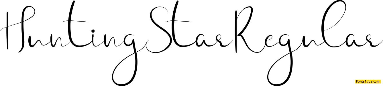 Hunting Star Font