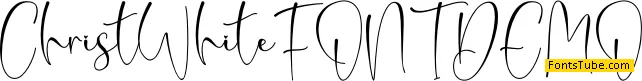 Christ White - Personal Use Font