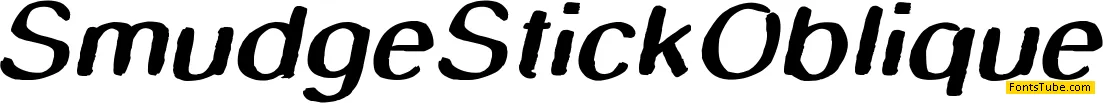 SmudgeStick Font Family