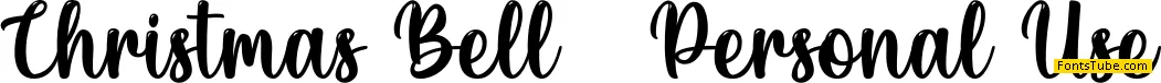 Christmas Bell - Personal Use Font