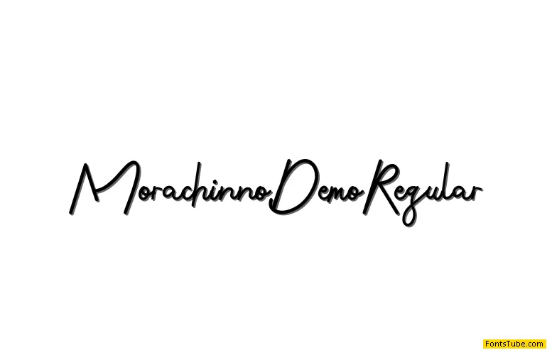 Morachinno Demo Font