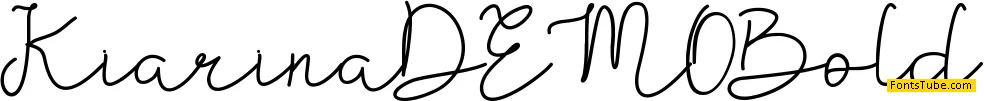 Kiarina DEMO Font Family