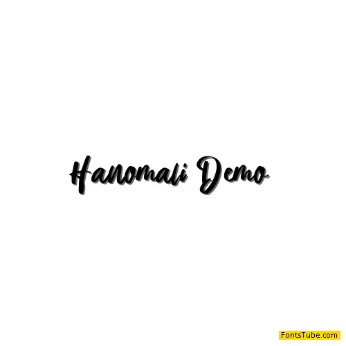 Hanomali Demo Font
