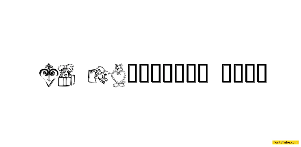KR Valentine 2003 Font