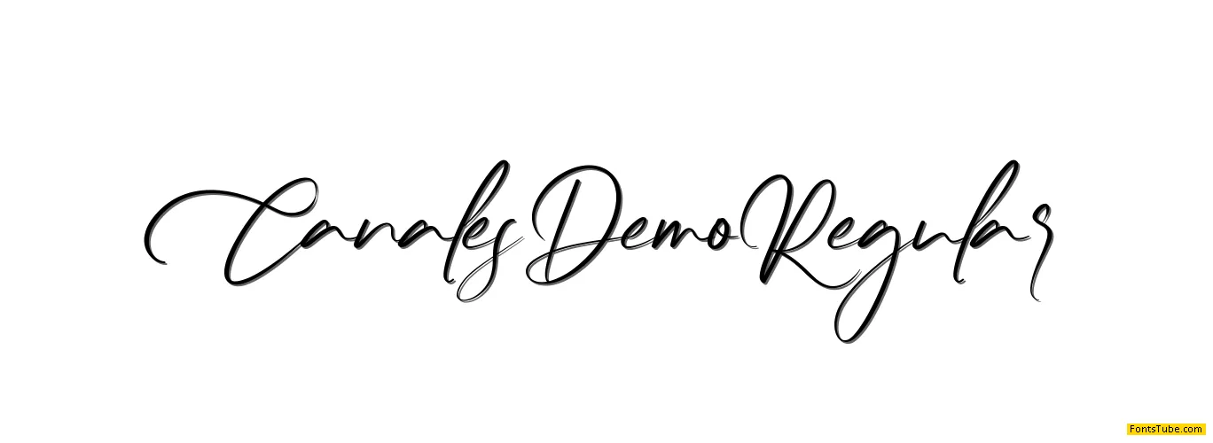 Canales Demo Font
