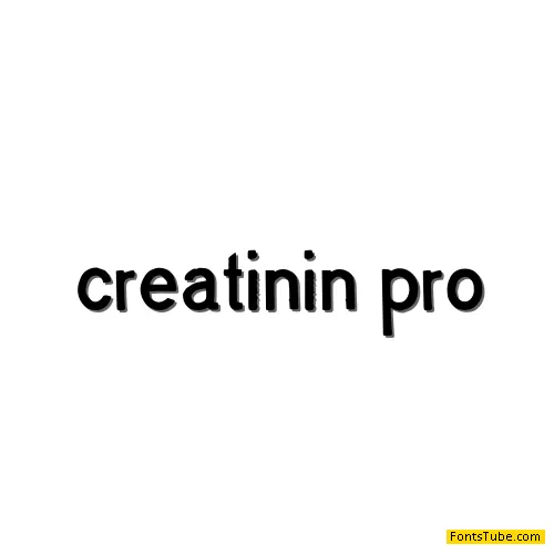 Creatinin Font
