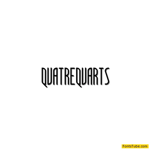 Quatre Quarts Font
