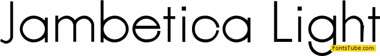 Jambetica Font Family