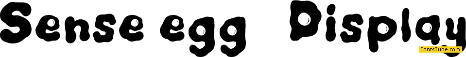 Sense egg Font