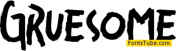 Gruesome Font