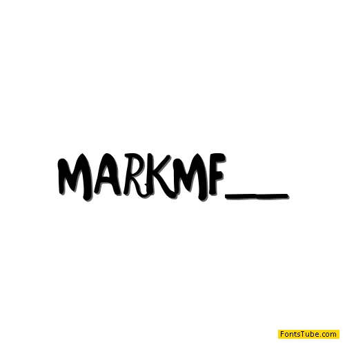 Marker Monkey FW Font