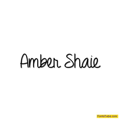 Amber Shaie Font