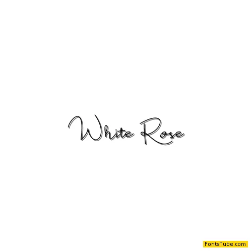 White Rose Font