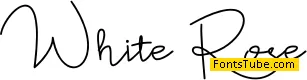 White Rose Font