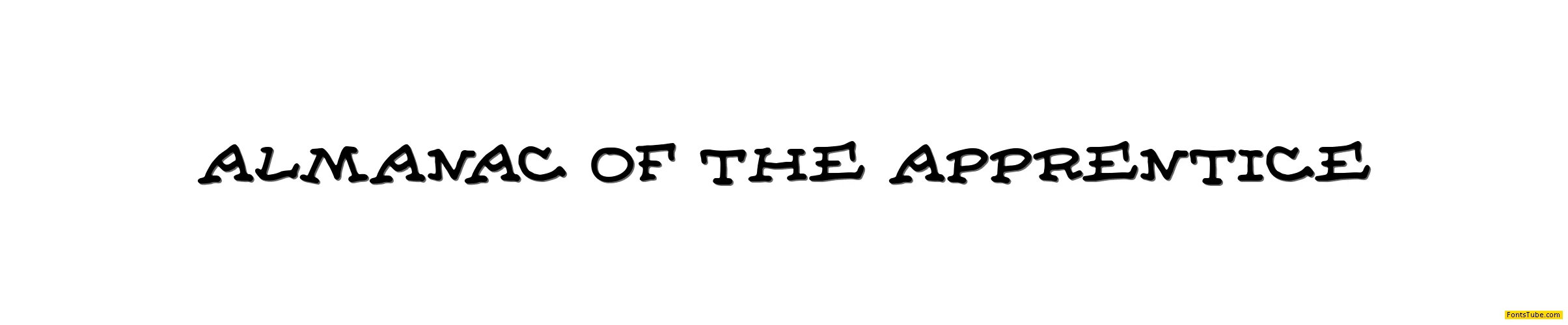 Almanac of the Apprentice Font