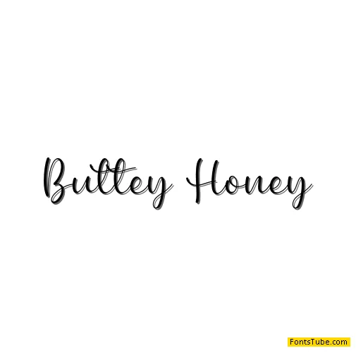 Buttey Honey Font